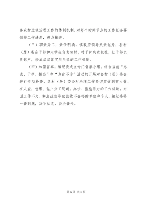镇农村生活垃圾治理实施方案.docx