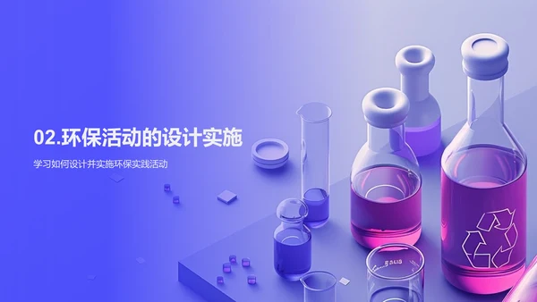 环保科学实验课PPT模板