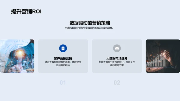 大数据驱动金融营销PPT模板
