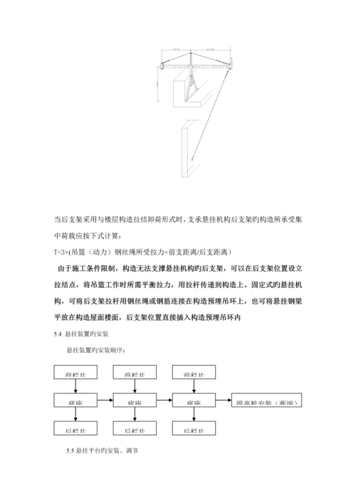 电动吊篮安拆专题方案.docx