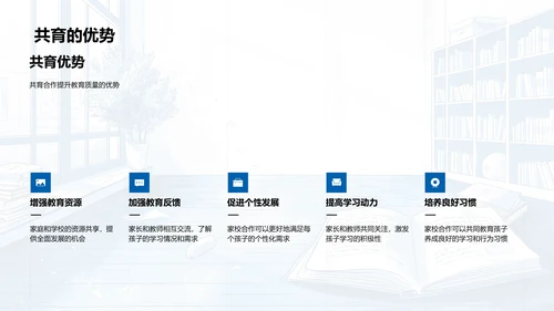 家校合作共育方略PPT模板