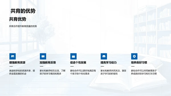 家校合作共育方略PPT模板