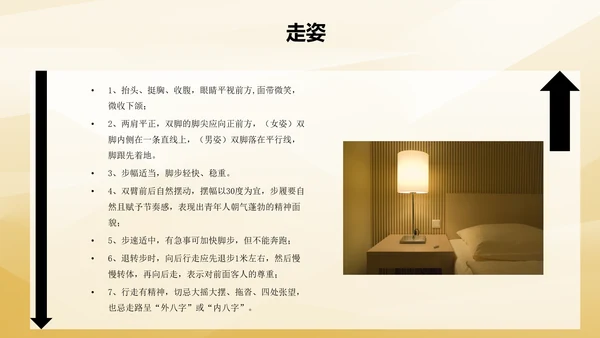 金色时尚酒店服务人员礼仪培训PPT课件
