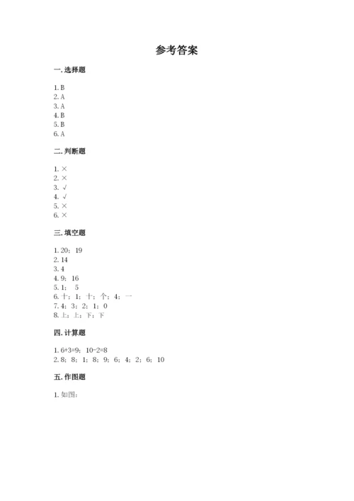 人教版数学一年级上册期末测试卷完美版.docx