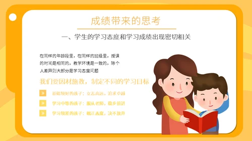 卡通风格学校家长会通用PPT模板