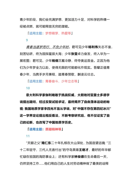 高分议论文必备的优质事实论据素材.docx