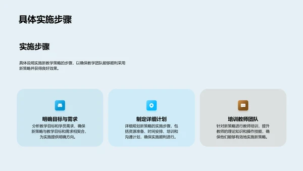 新策略教学效果总结PPT模板