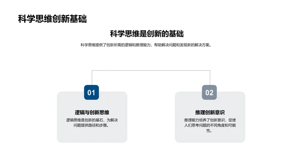 科学思维在创新中的应用PPT模板