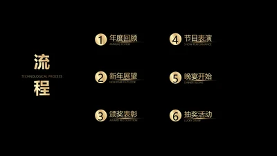 简约风并列关系6项PPT目录页