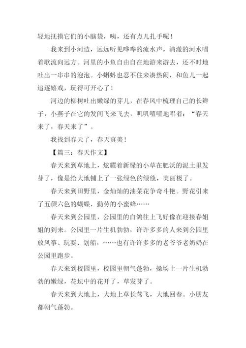 春天的作文300字-2.docx