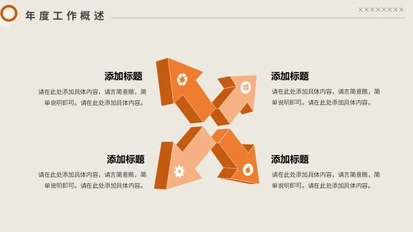 几何风工作汇报通用PPT母版