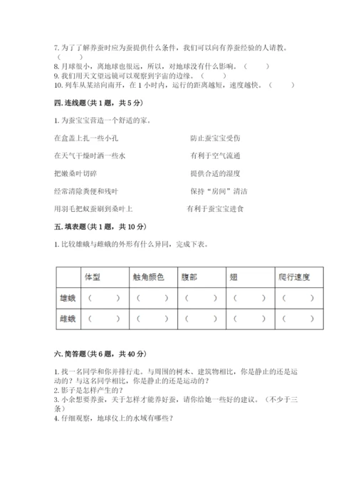 教科版科学三年级下册 期末测试卷精品（典型题）.docx