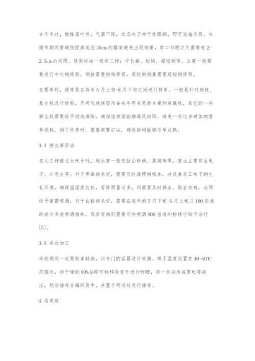 北五味子种植技术要点介绍.docx