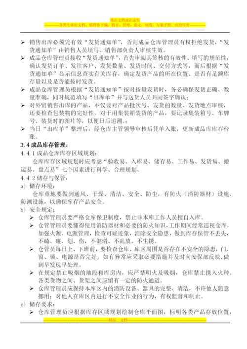 成品仓库管理规定.docx