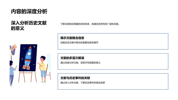 历史文献解读讲座PPT模板