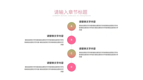绿色小清新植物工作总结汇报PPT模板