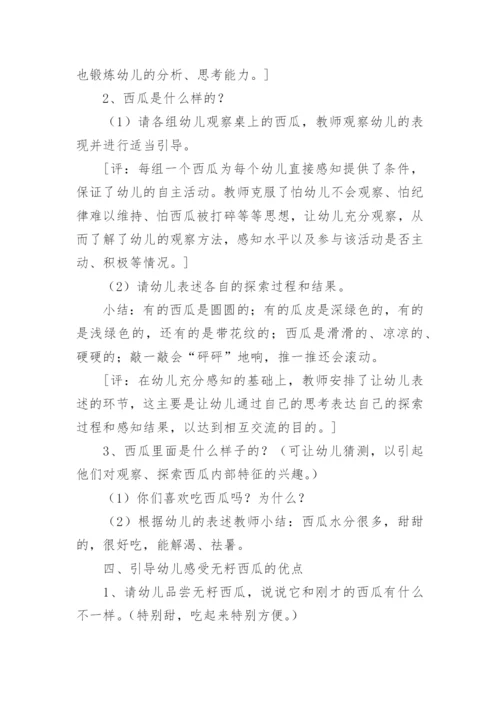 中班语言《西瓜船》教案(附反思).docx