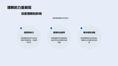 专业学习成果汇报PPT模板