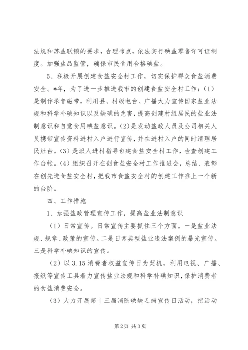 盐政管理工作计划.docx