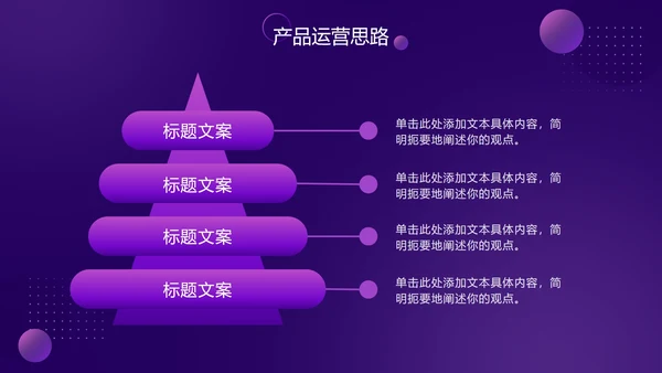 紫色渐变科技风星球PPT模板