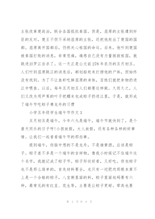 小学五年级学生端午节作文5篇.docx