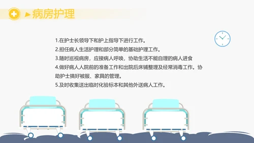 蓝色创意儿科骨科工作总结汇报动态PPT模板