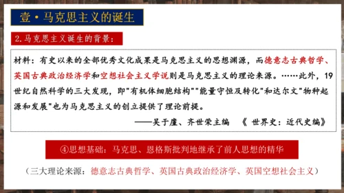 第21课马克思主义的诞生和国际共产主义运动的兴起  课件