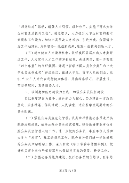 社区加强人才编制管理计划.docx