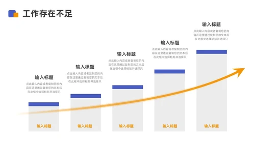 蓝色橙色商务风采购年中工作总结汇报PPT模板年中总结