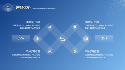 大气科技风互联网大数据产品介绍企业宣传介绍ppt模板