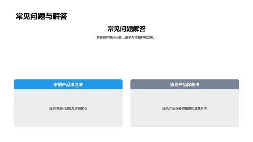 家居客服增效训练PPT模板