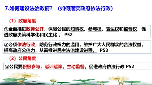 第四课  建设法治中国复习课件(24张PPT）