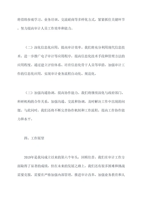 市审计局个人述职报告