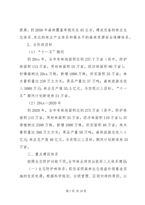 某市林业发展十一五规划 (3).docx