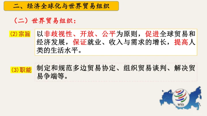 第20课 联合国与世界贸易组织 课件