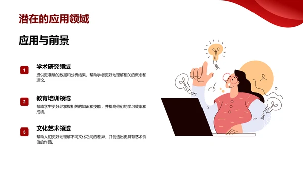 红色现代中国海洋大学毕业论文答辩PPT模板