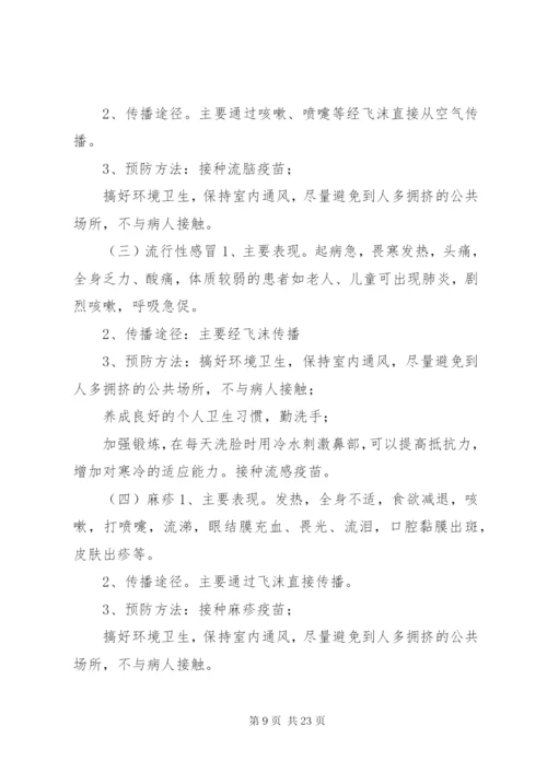 健康教育宣传资料大全健康教育宣传栏内容.docx