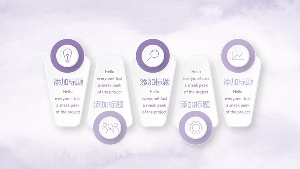 紫色唯美小清新医疗护士专用动态PPT模板