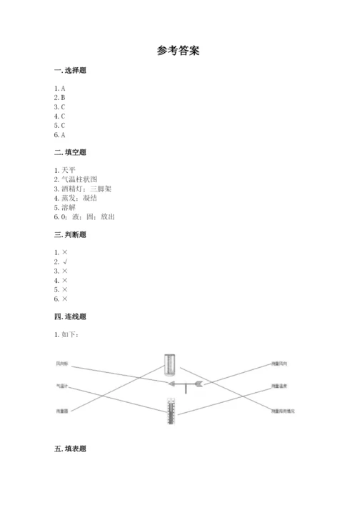 教科版小学三年级上册科学期末测试卷【预热题】.docx