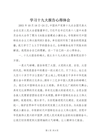 学习十九大报告心得体会 (21).docx