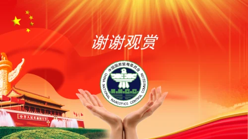 国家禁毒委员会政府工作报告通用PPT模板