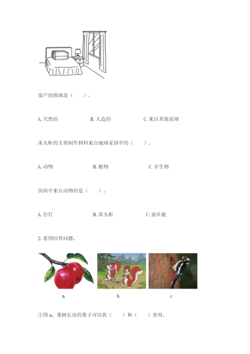 教科版科学二年级上册期末测试卷附答案【实用】.docx