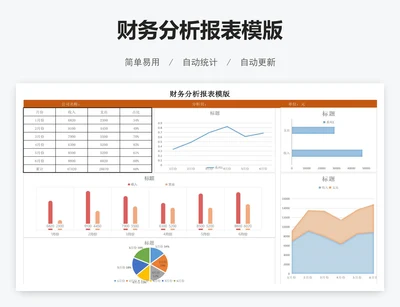 财务分析报表模版
