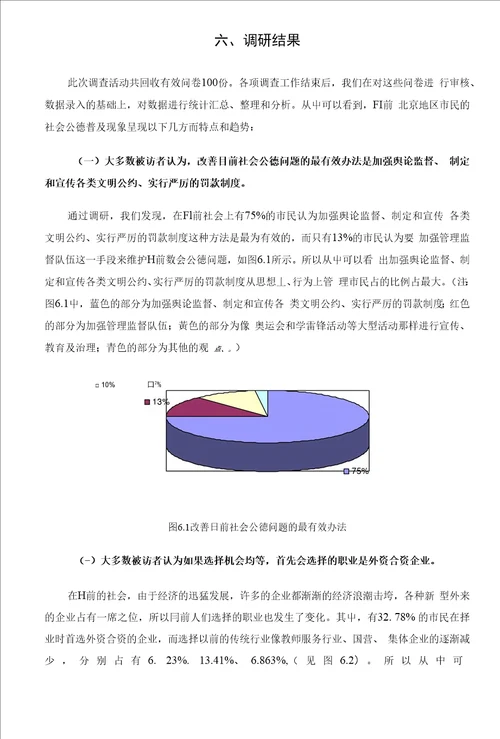 北京市民社会公德调查研究报告