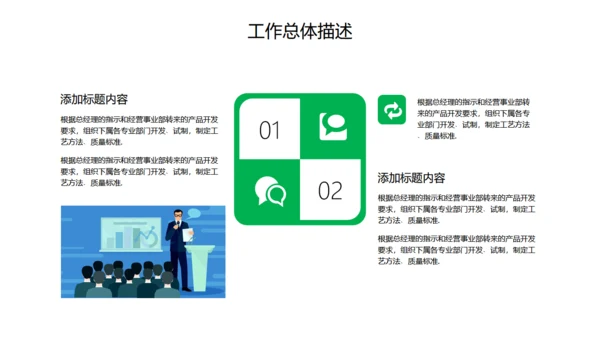 工作计划总结报告通用PPT模板