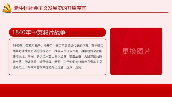 新中国社会主义发展史讲稿PPT模板