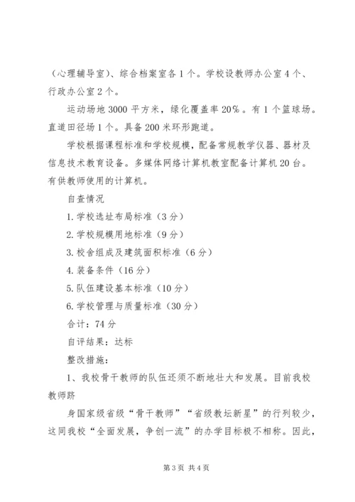 定远小学标准化小学建设自评报告 (2).docx