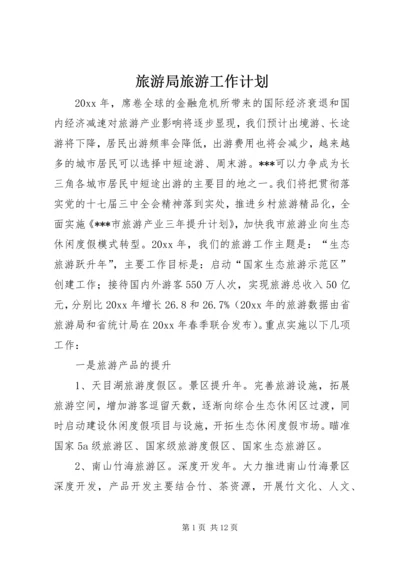 旅游局旅游工作计划.docx