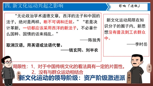 第12课 新文化运动—2024-2025学年八年级历史上册课件（统编人教版）