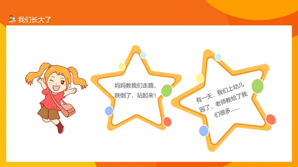 成长礼成长档案PPT模板